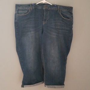 20W Denim Stretch Capris